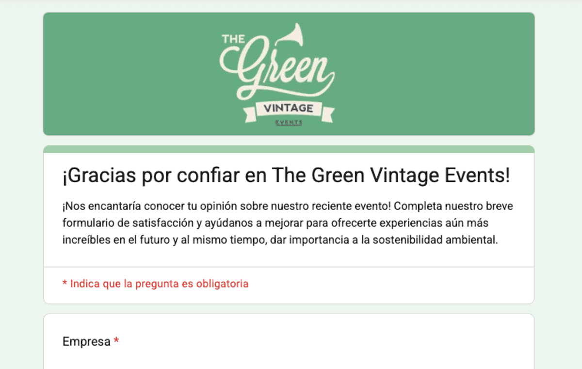 Encuenta de satisfacción