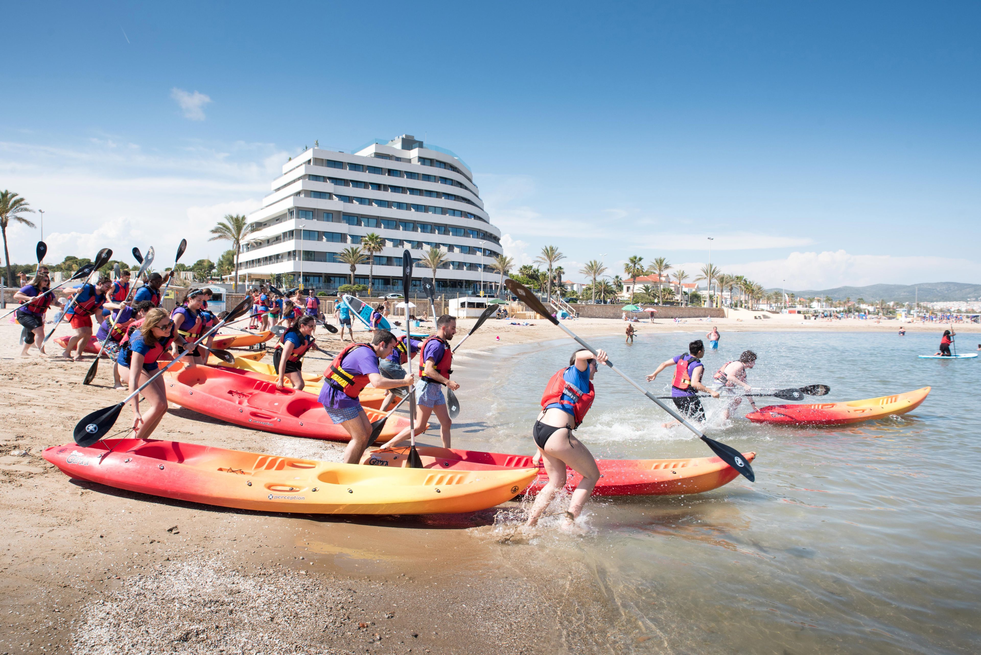 Olimpiadas en la playa